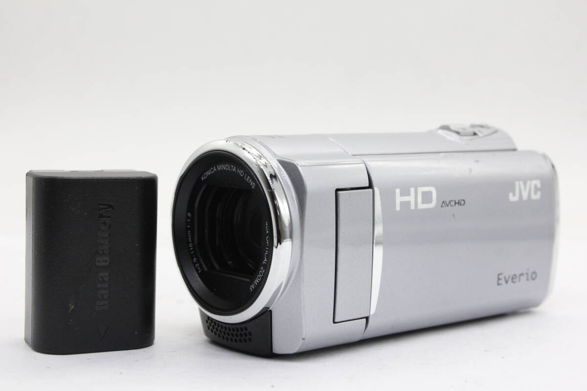 【返品保証】 【録画再生確認済み】JVC Everio GZ-HM438-S 40x バッテリー付き ビデオカメラ v4245拍卖