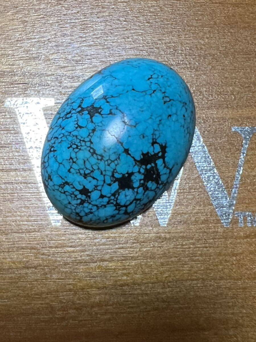 送料無料♪ high-gradeターコイズ m 81 天然トルコ石 ルース turco turquoise jewelry インディアンジュエリー拍卖