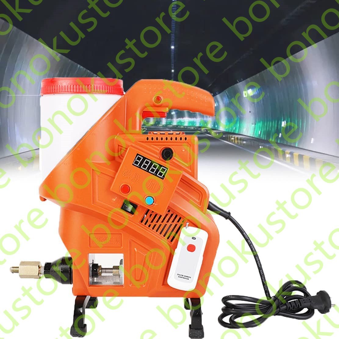 電気モルタルグラウトガン 980w ポータブルポインティンググラウトコーキングスプレー(リモートコントロール付き)拍卖