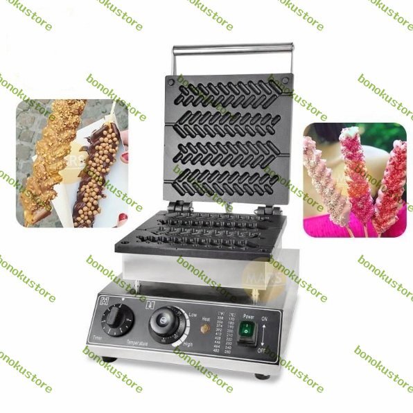 ワッフルメーカー ワッフルベーカー たい焼き器 業務用 電気 ロリーワッフルマシン拍卖