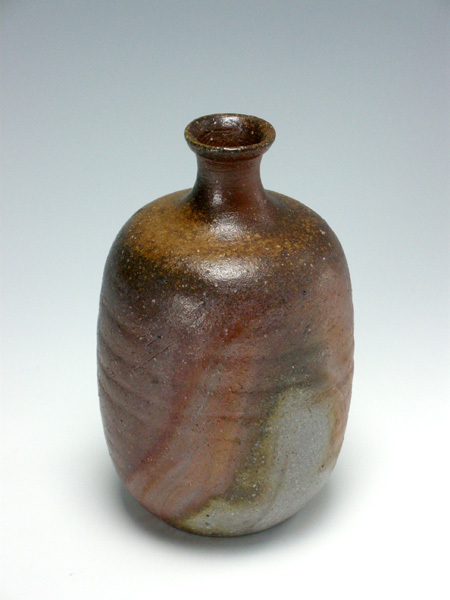 備前焼 日本工芸会正会員 黒田儀男 備前徳利(桟切)拍卖