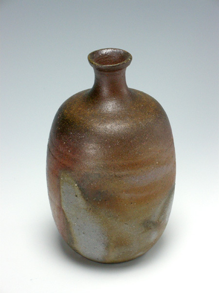 備前焼 日本工芸会正会員 黒田儀男 備前徳利(桟切8)拍卖