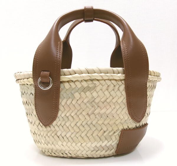 新品★J&M Davidson ジェイアンドエムデヴィッドソン★かごバッグ ラフィア レザー★バスケット SMALL拍卖