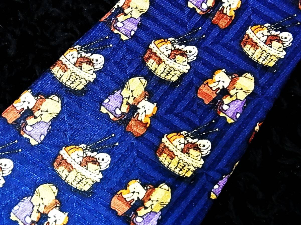 ☆♪★LA2224新品【子猫の親子・動物】シルク100%♪ネクタイ★拍卖