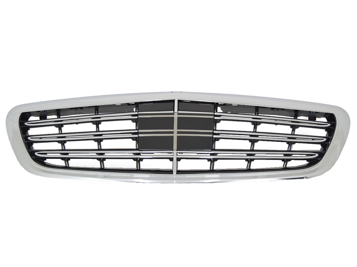 W222 グリル フロント ナイトビュー無 S65type 後期type メルセデス ベンツ Sクラス 国内発送 即納 カスタム フェイスチェンジ 外装拍卖