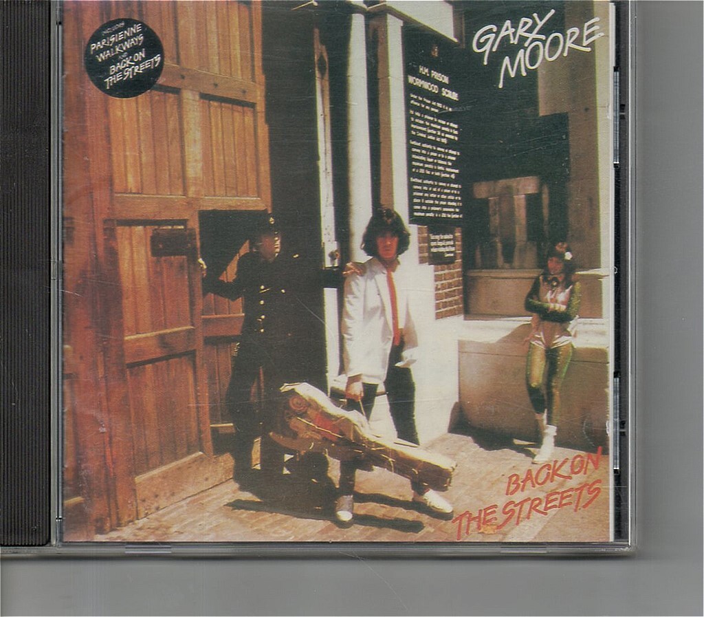 ks*ゲイリー・ムーア/Gary Moore「Back On The Streets」/国内盤旧規格/Forever Young Series/Simon Phillips参加/パリの散歩道 収録拍卖