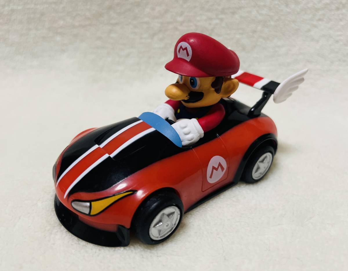 ☆スーパーマリオ プルバックカー☆マリオカート ミニカー マスコット フィギュア拍卖