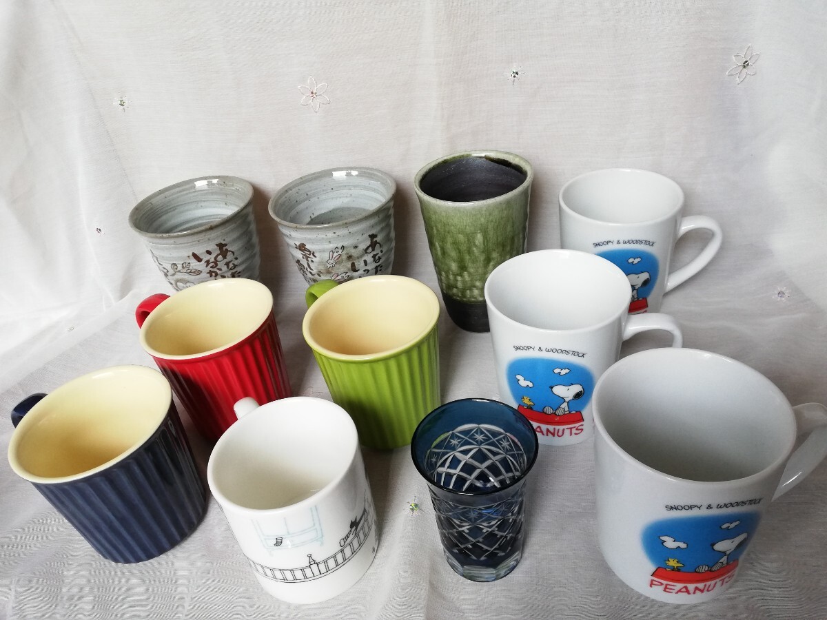 【ば-2】 美品 コップ グラス まとめ売り / スヌーピー マグカップ / 激安!拍卖