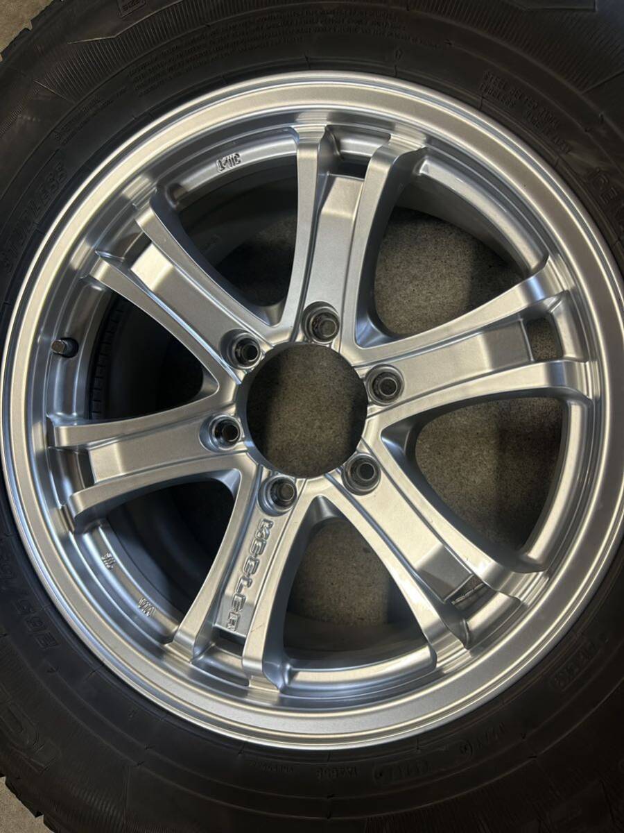 ★WEDS KEELER キーラー 4本 7.5J+25 6穴 PCD139.7 アイスナビ SUV スタッドレス 265 65 17拍卖