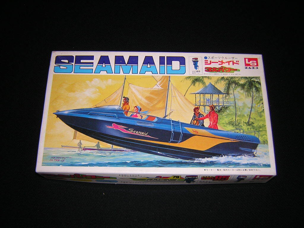 昭和レトロ LS エルエス スポーツクルーザー シーメイド SEAMAID 未組立品 模型店倉庫品拍卖