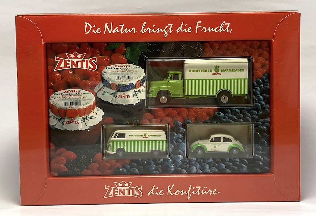 ブレキナ Brekina 1/87 Set ZENTIS Konfitre VW TI / VW Kfer / MAN 520 OVP拍卖