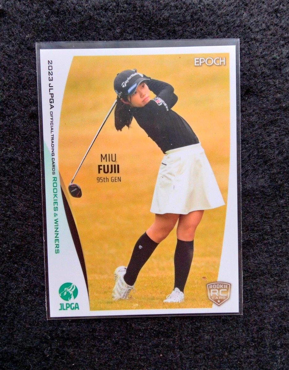 エポック2023藤井美羽JLPGAオフィシャルトレーディングカードROOKIESWINNERS拍卖