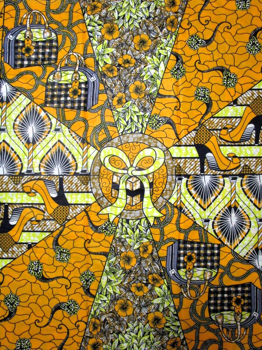 ⑧Rアフリカンプリント*パーニュ*キテンゲ*アフリカンバティック拍卖