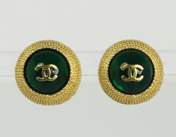 VINTAGE CHANEL ヴィンテージ シャネル グリポア イヤリング フランス製 b8211拍卖