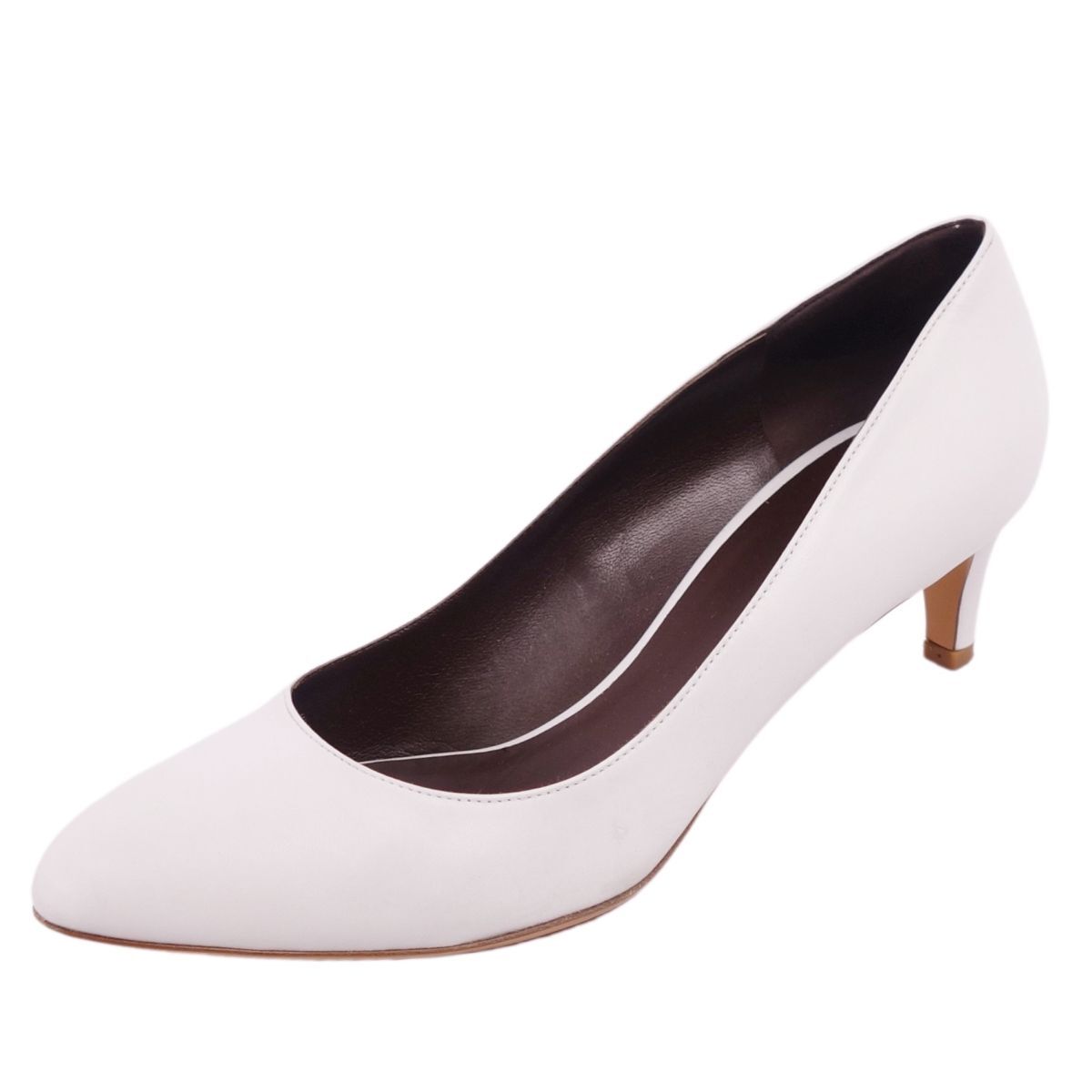 ブルーノマリ BRUNOMAGLI パンプス ヒール カーフレザー シューズ 靴 レディース イタリア製 40(27cm相当) ホワイト cf02oe-rm04c14557拍卖