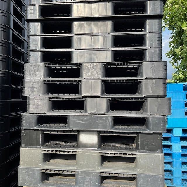 【格安】樹脂パレット 1100×1100 MIX 10枚セット プラスチックパレット 樹脂パレ プラパレ 中古品 物流パレット 14拍卖