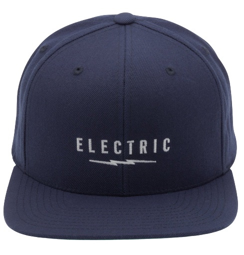 Electric Undervolt Snapback Hat Cap Navy キャップ拍卖