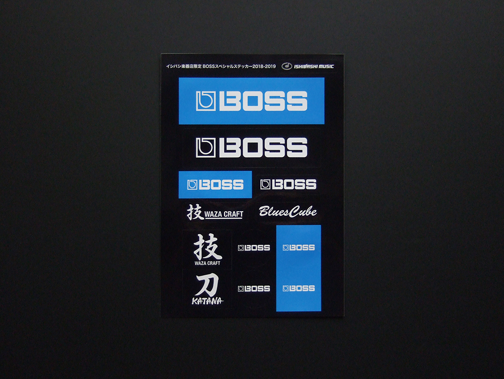ステッカー BOSS 検 シール ボス ブルースキューブ Blues Cube Roland ローランド拍卖
