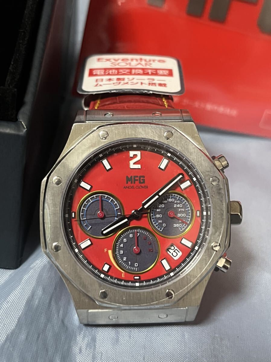 新品未使用 エンジェルクローバー MFG(MFゴースト) フェラーリ 488 GTBモデル ソーラー クロノグラフ 腕時計拍卖
