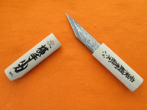 左用青S鋼「泰則」横手小刀 90mm拍卖