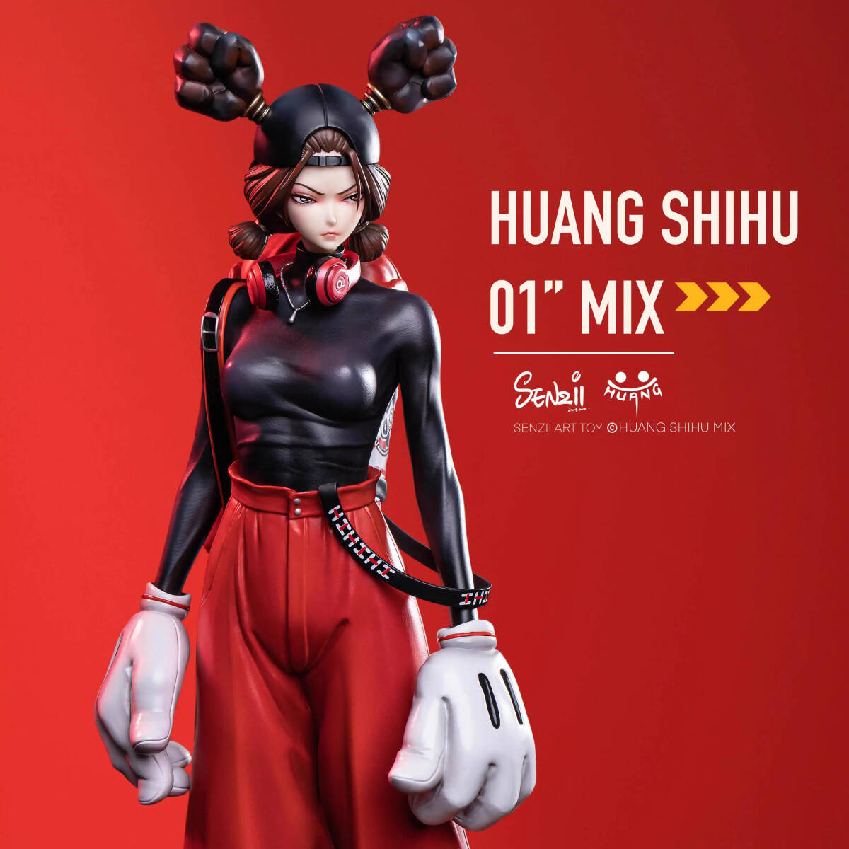 SENZII × HUANG SHIHU MIX 01”MIX 300体限定 未開封新品 スタチュー 検) サイドショウ SIDESHOW ミッキー マウス アイアンスタジオ拍卖