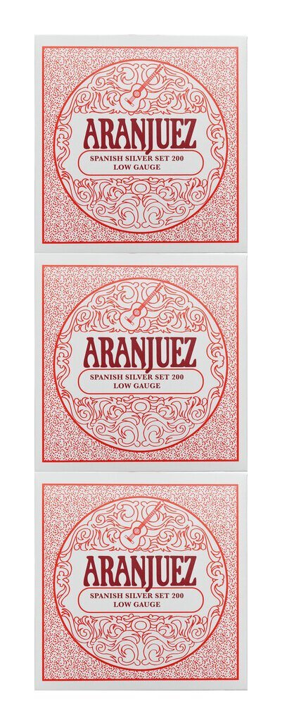 即決◆新品◆送料無料ARANJUEZ Spanish Silver 200×3 クラシックギター弦 フラメンコにお勧め/メール便拍卖