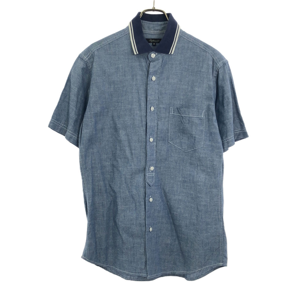 リズムオブライフ 半袖 シャツ M ライトブルー系 Rhythm of Life ユナイテッドアローズ メンズ拍卖