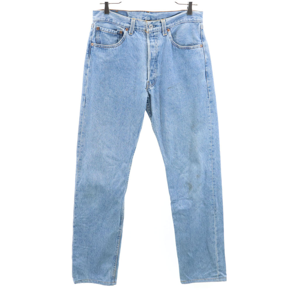リーバイス 90s 501 USA製 オールド ストレートデニムパンツ w32 Levi's ボタンフライ メンズ拍卖