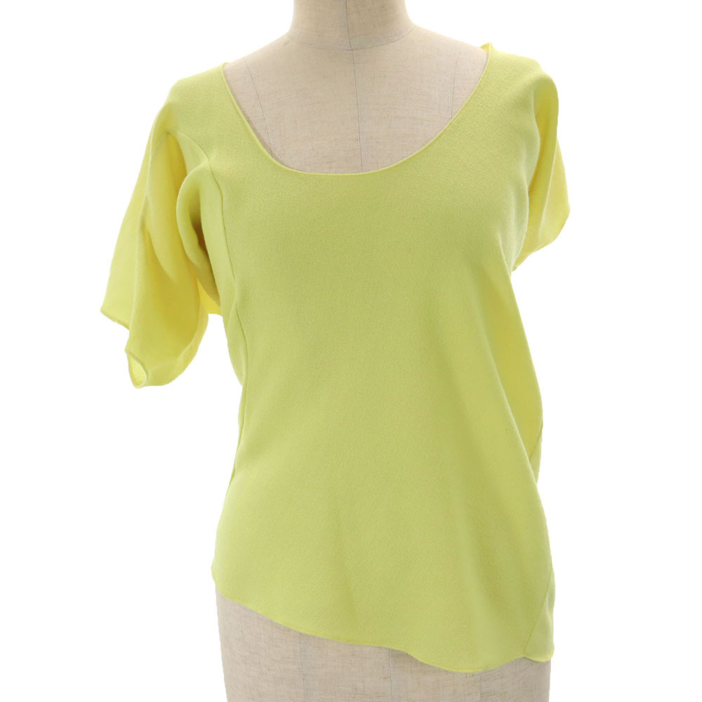 マルニ イタリア製 半袖 変形 カットソー 38 イエロー MARNI レディース拍卖