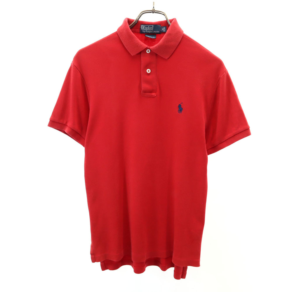 ポロバイラルフローレン 半袖 ポロシャツ XS レッド Polo by Ralph Lauren メンズ拍卖