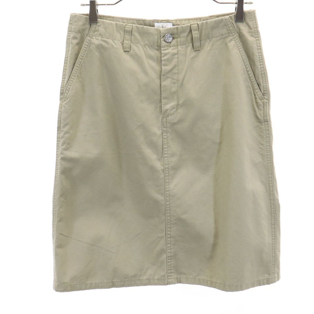 カルバンクライン オールド ミディ丈 タイトスカート 5 ベージュ 1191 レディース拍卖