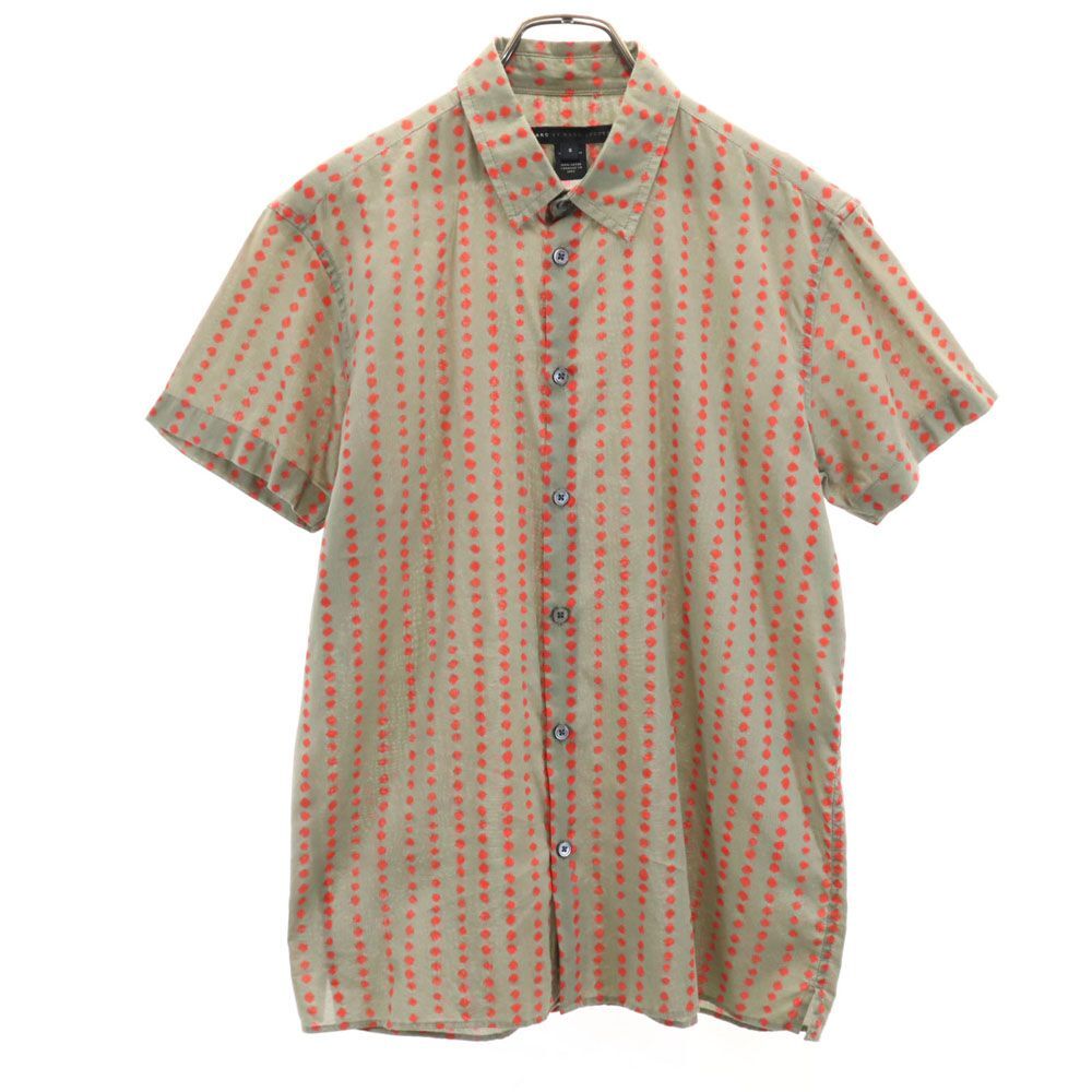 マークバイマークジェイコブス ドット 半袖 シャツ S カーキ系 MARC BY MARC JACOBS メンズ拍卖