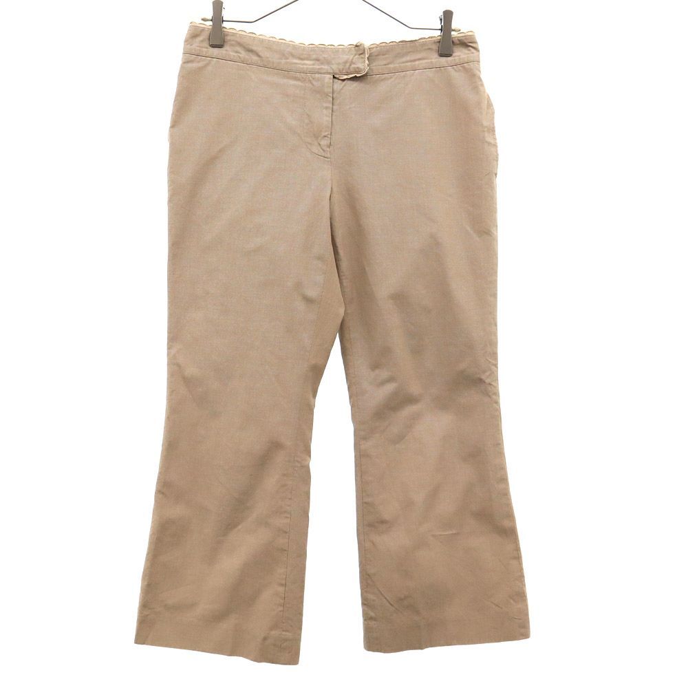 ポールスミス ウィメンズ クロップドパンツ 40 ブラウン PS Paul Smith Woman レディース拍卖
