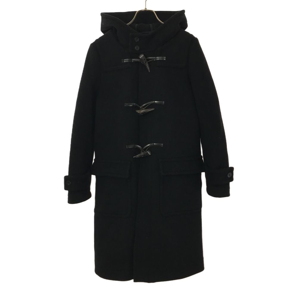 ハイク 日本製 ウールブレンド ダッフルコート 2 ブラック HYKE メンズ拍卖