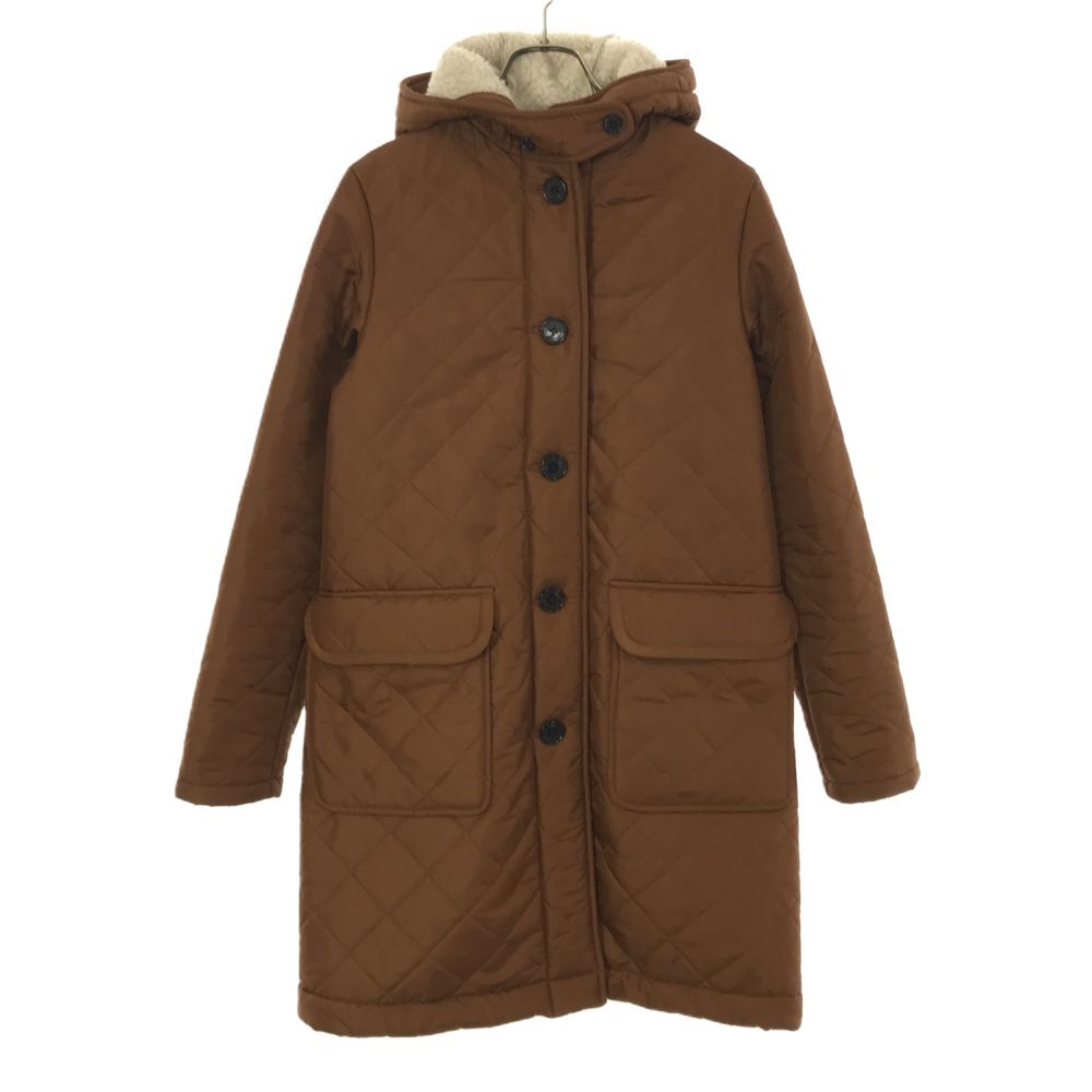 トラディショナルウェザーウェア 裏ボア キルティングコート 36 ブラウン Traditional Weatherwear CUMBERNAULD GLASGOW レディース拍卖