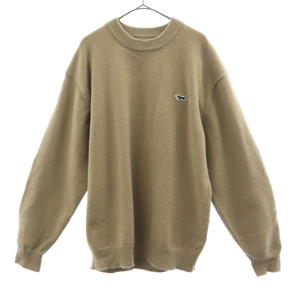 ぺニーズ 長袖 セーター M ベージュ Penneys アーバンリサーチドアーズ ニット ロゴワッペン メンズ拍卖