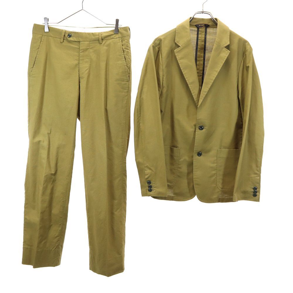 ミスターグッドマン パートナーズ 日本製 スーツ 上下 セットアップ M ブラウン系 Mr.GOODMAN&PARTNERS テーラードジャケット メンズ拍卖