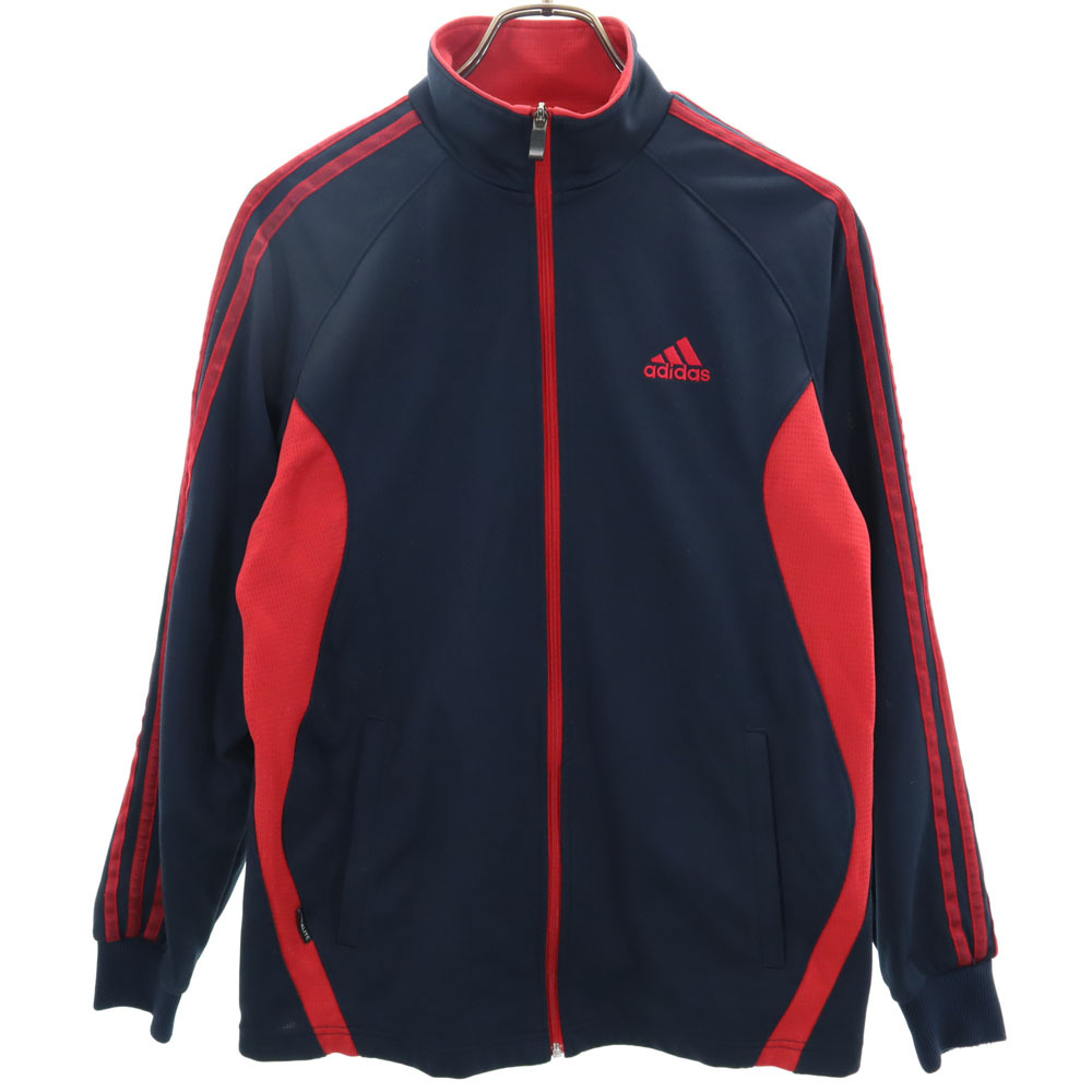 アディダス 長袖 トレーニングジャージ S ネイビー系 adidas メンズ拍卖