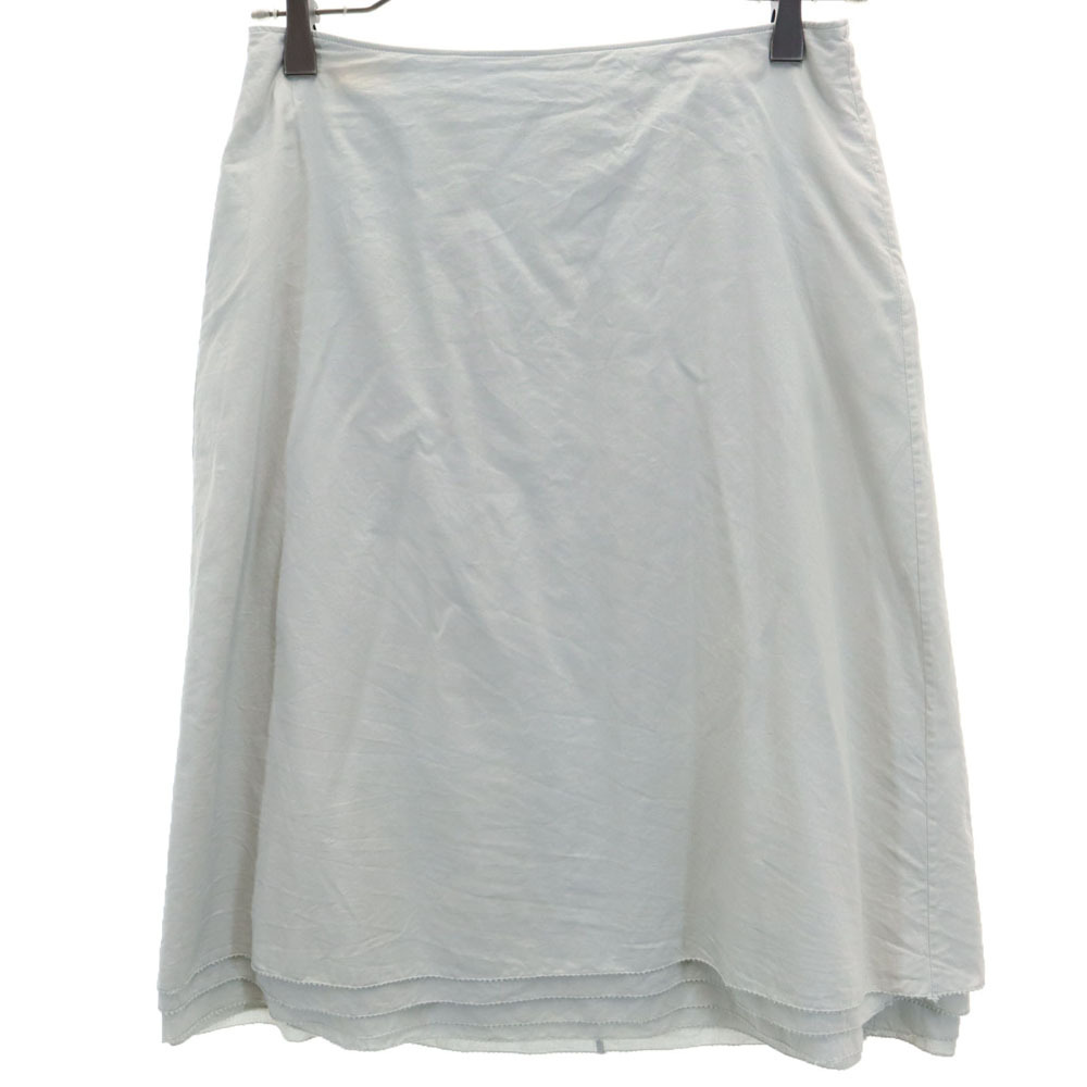 ジルサンダー イタリア製 ミディ丈 タイトスカート 32 グレー JIL SANDER レディース拍卖