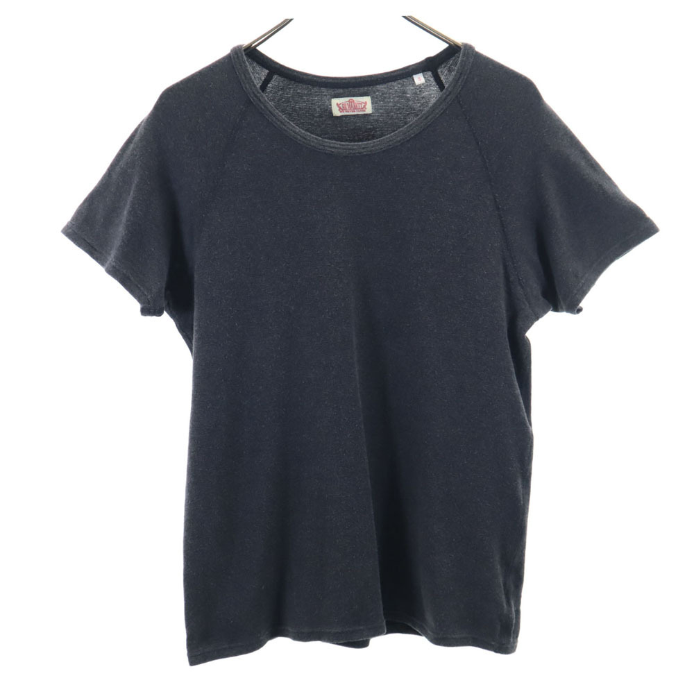 ハリウッドランチマーケット 日本製 半袖 ラグラン Tシャツ 3 チャコールグレー HOLLYWOOD RANCH MARKET カットソー レディース拍卖