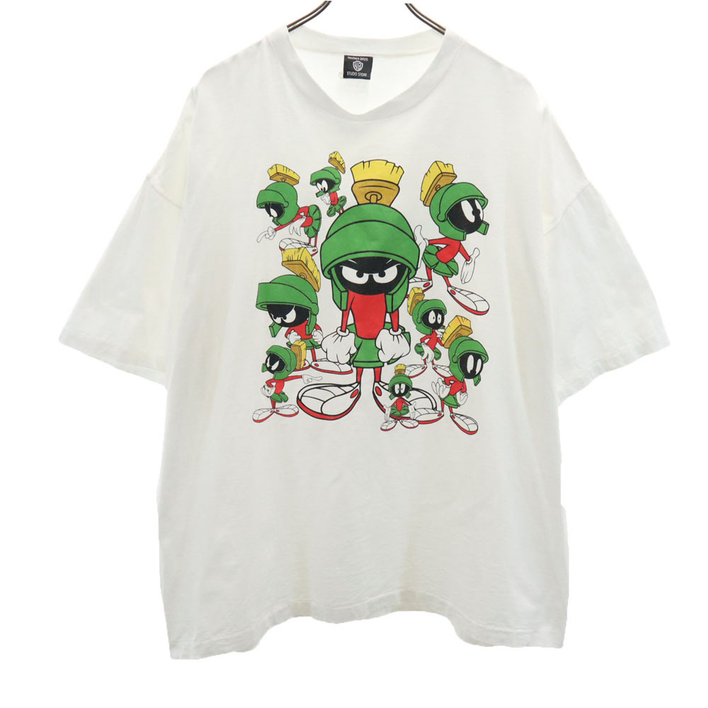 ワーナーブラザーススタジオストア 90s ルーニー・テューンズ 半袖 マービンザマーシャン Tシャツ シングルステッチ ヴィンテージ メンズ拍卖