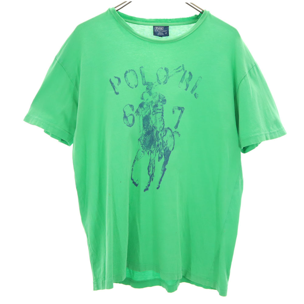 ポロバイラルフローレン 半袖 オールド Tシャツ S グリーン系 Polo by Ralph Lauren メンズ拍卖