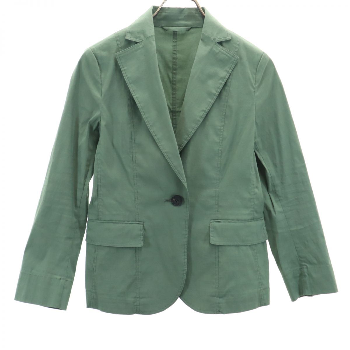 マッキントッシュ LONDON ストレッチ テーラードジャケット 36 カーキ系 Mackintosh レディース拍卖