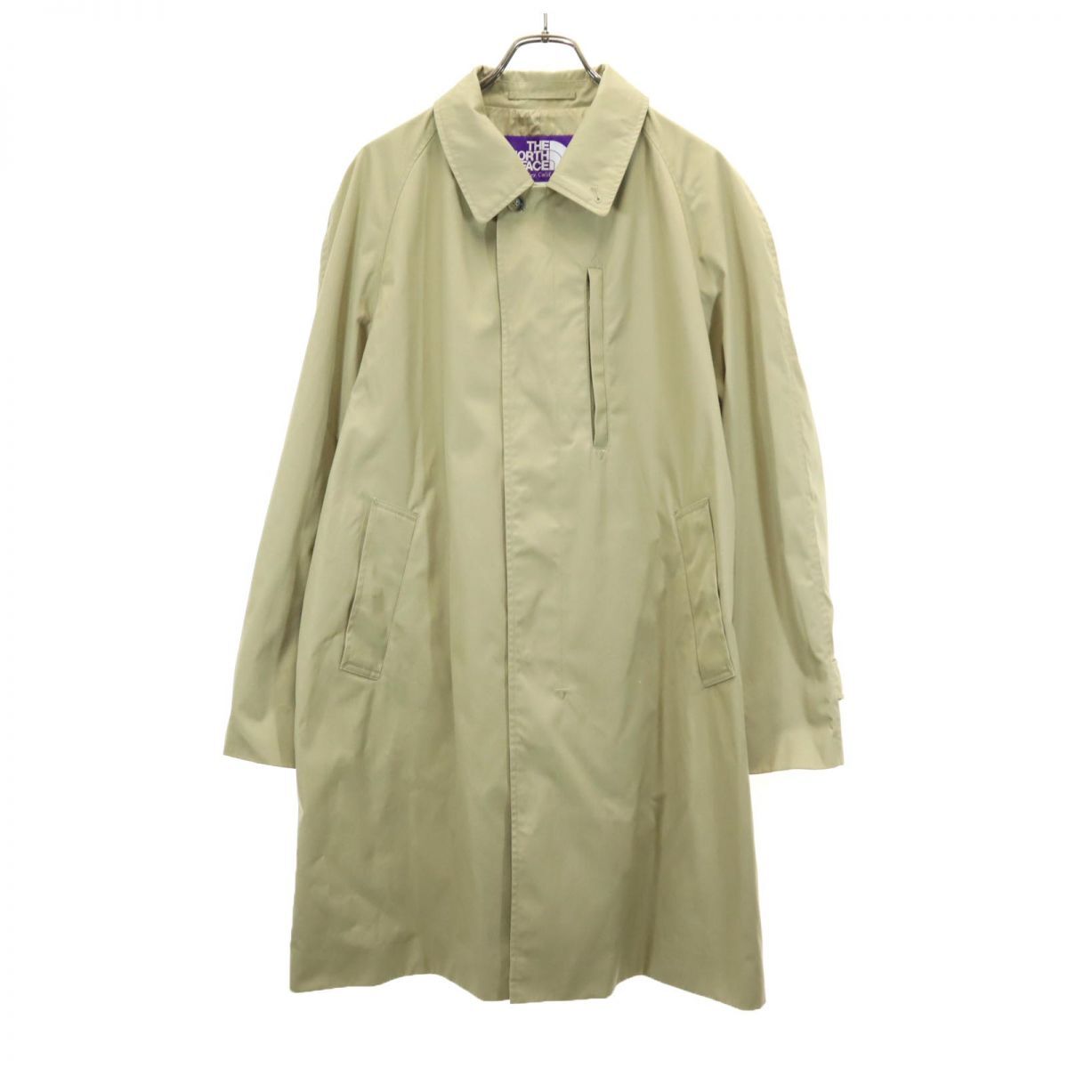 ノースフェイス NP2801N パープルレーベル アウトドア ステンカラーコート L ベージュ THE NORTH FACE メンズ拍卖