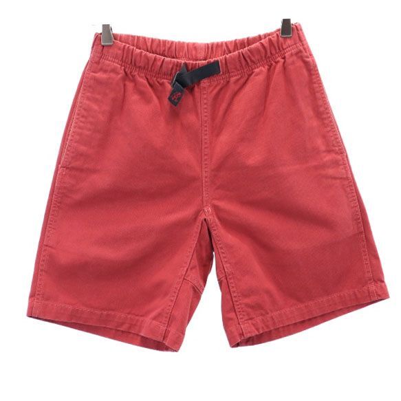 グラミチ アウトドアショートパンツ S レッド系 Gramicci クライミング ロゴ刺繍 メンズ拍卖
