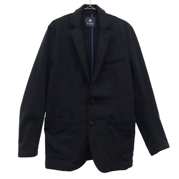 ナノユニバース ジャケット S ブラック nano universe ビジネス フォーマル メンズ拍卖