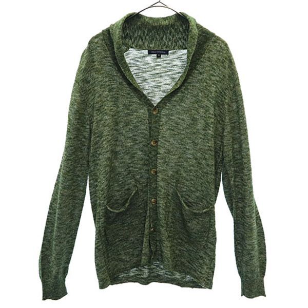 アーバンリサーチ 長袖 ニット カーディガン 38 グリーン URBAN RESEARCH メンズ拍卖