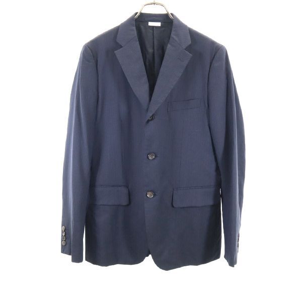 コムデギャルソンオムドゥ 2018年 日本製 ストライプ柄 ウールブレンド テーラードジャケット M COMME des GARCONS HOMME DEUX メンズ拍卖