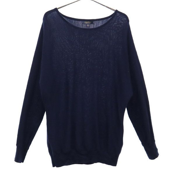 ブルックスブラザーズ 長袖 ウール セーター XS ネイビー Brooks Brothers ニット メンズ拍卖