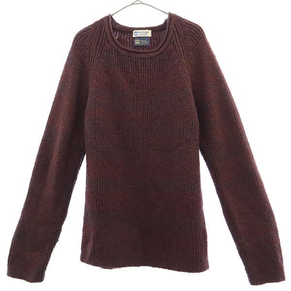 ホワイトライン ジャーナルスタンダード 長袖 セーター 44 パープル WHITE LINE JOURNAL STANDARD ジャーナルスタンダード ニット メンズ拍卖